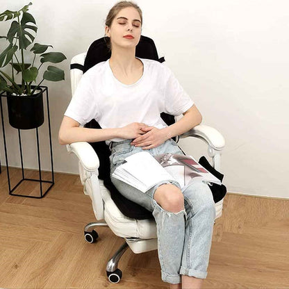 Coussin de siège massant chauffant, 8 programmes, thérapie par rouleaux de pétrissage Shiatsu pour chaise de bureau, siège auto, fauteuil inclinable à la maison, dos complet, cou et lombaire