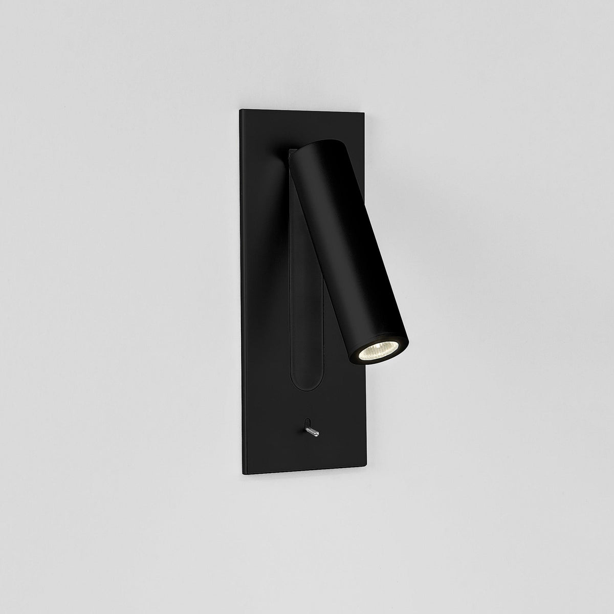 Applique murale industrielle avec LED intégrée et interrupteur à bascule – Luminaire en aluminium pour salon, couloir, chambre et bureau