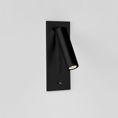 Applique murale industrielle avec LED intégrée et interrupteur à bascule – Luminaire en aluminium pour salon, couloir, chambre et bureau