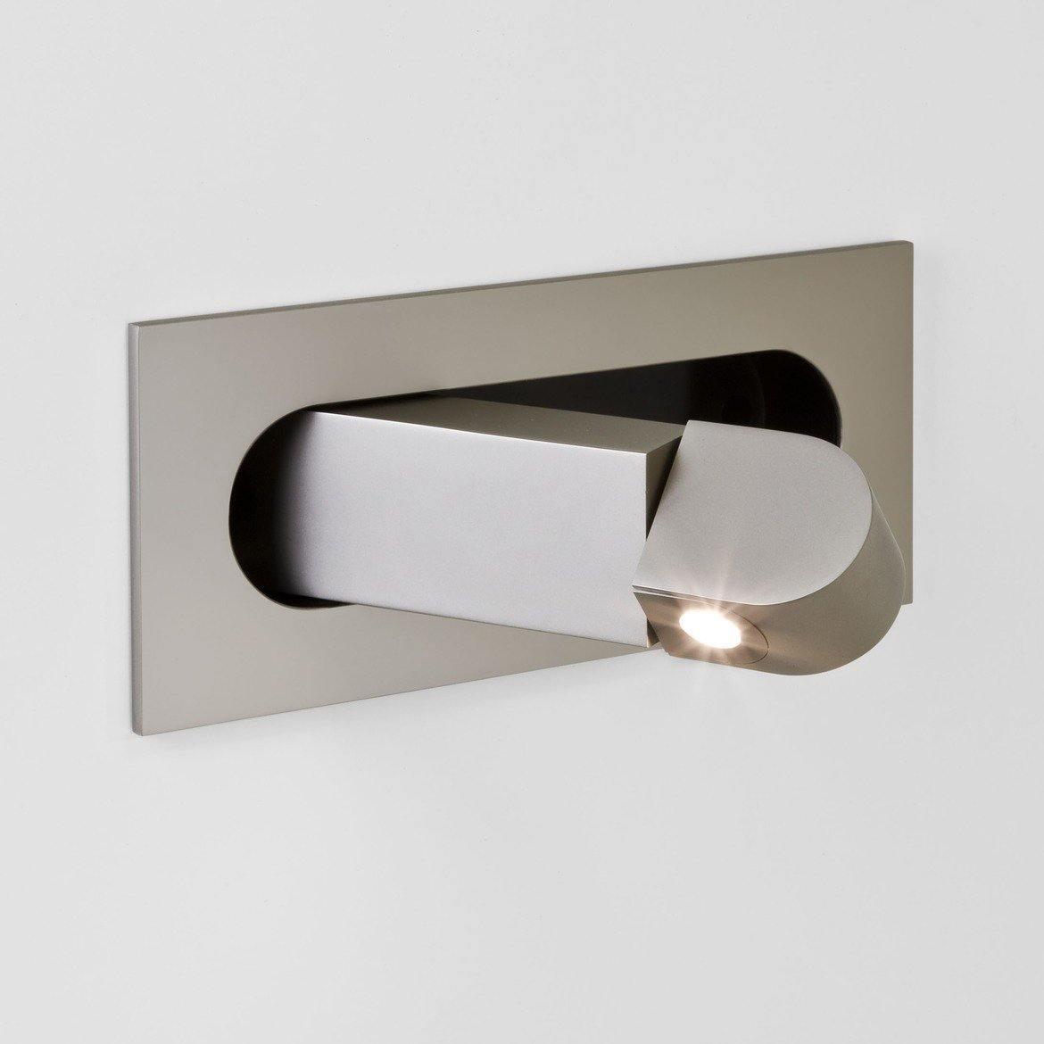 Pivoting LED Bedside Sconce with Push-Button Control for Focused Night Reading in Compact Spaces