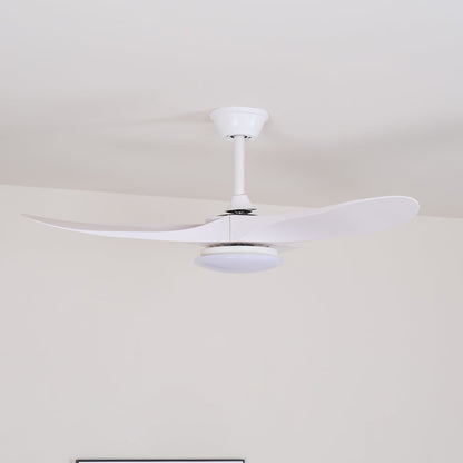 Ceiling Fan with Light 42in 52in Real Wood Blades 6 Speed LED Indoor Modern for Living Room Bedroom Dining Room Office Adjustable Temperatur