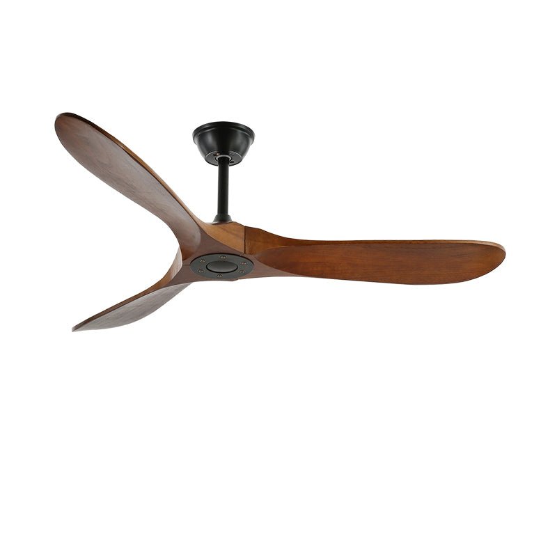 Wooden Blade Ceiling Fan with Remote 42-52 Inch 6-Speed Reversible Indoor Cooling Fan Vintage Farmhouse Style for Bedroom Living Room