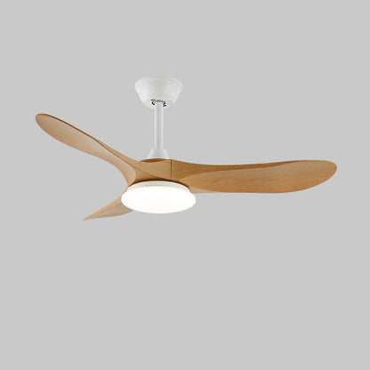 Ceiling Fan with Light 42in 52in Real Wood Blades 6 Speed LED Indoor Modern for Living Room Bedroom Dining Room Office Adjustable Temperatur