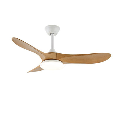 Ceiling Fan with Light 42in 52in Real Wood Blades 6 Speed LED Indoor Modern for Living Room Bedroom Dining Room Office Adjustable Temperatur
