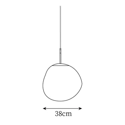 Hanging Dome Shade with Reflective Finish – Adjustable Drop Fixture for Kitchen Island, Dining Room, Bedroom – Metal Construction with E26 S
