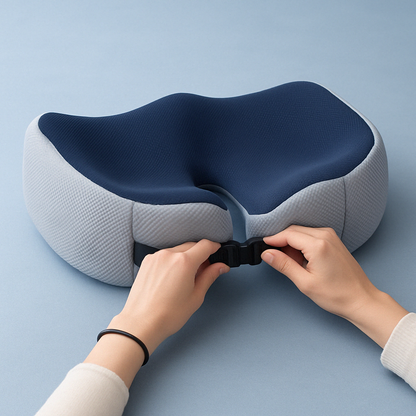 Memory Foam Seat Cushion for Sciatica, Car Seat Cushion for Truck, Ergonomic Office Chair Cushion for Tailbone Pain
