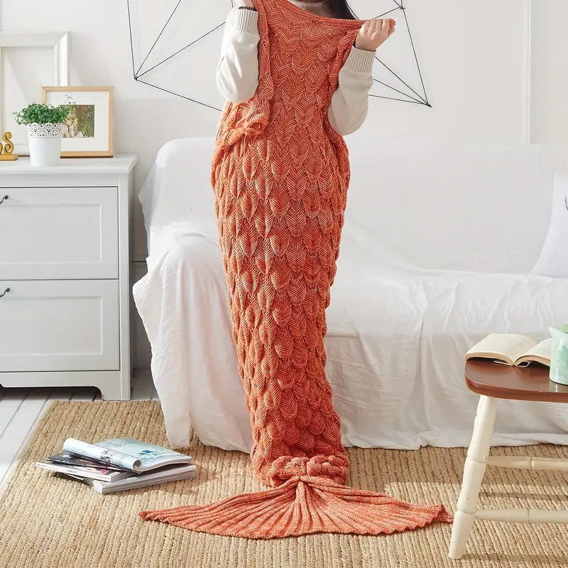 CoralWave™ – Cozy Mermaid Blanket