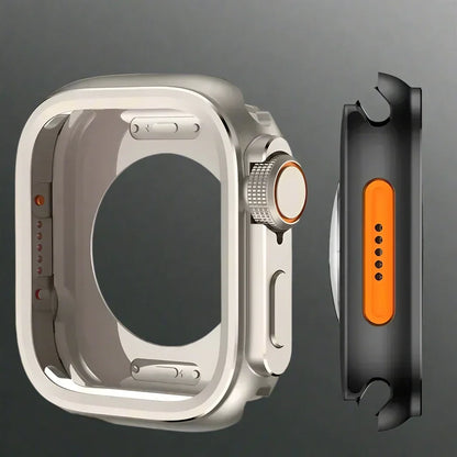 Full-Body Smartwatch Shield for Apple Watch – Titanium & Aluminum Construction, Precision-Fit Protection for 46mm/45mm/44mm Models
