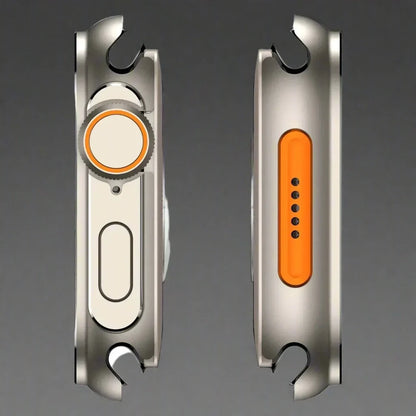 Full-Body Smartwatch Shield for Apple Watch – Titanium & Aluminum Construction, Precision-Fit Protection for 46mm/45mm/44mm Models