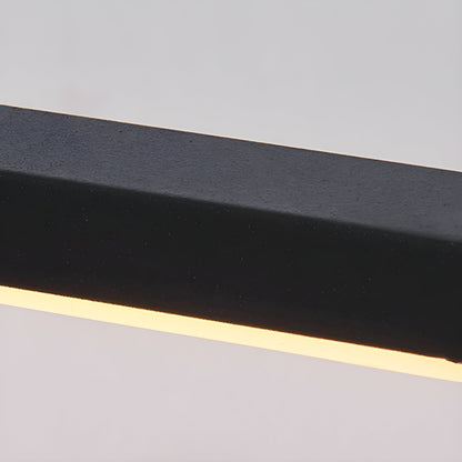 Hardwired LED Vanity Light Bar 16 in Aluminum Black for Bathroom Mirror Above Sink Modern Indoor Wall Sconce Fixture with Adjustable Color T