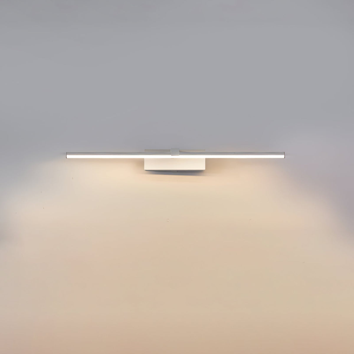 Hardwired LED Vanity Light Bar 16 in Aluminum Black for Bathroom Mirror Above Sink Modern Indoor Wall Sconce Fixture with Adjustable Color T