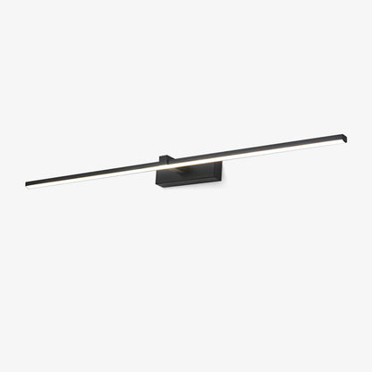 Hardwired LED Vanity Light Bar 16 in Aluminum Black for Bathroom Mirror Above Sink Modern Indoor Wall Sconce Fixture with Adjustable Color T