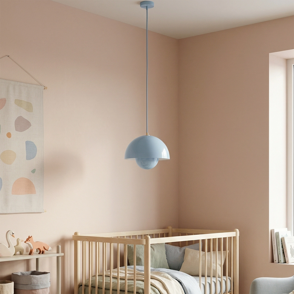 Mid-Century Modern Flower Bud Pendant Light - Versatile Pendant Lighting with Geometric Design