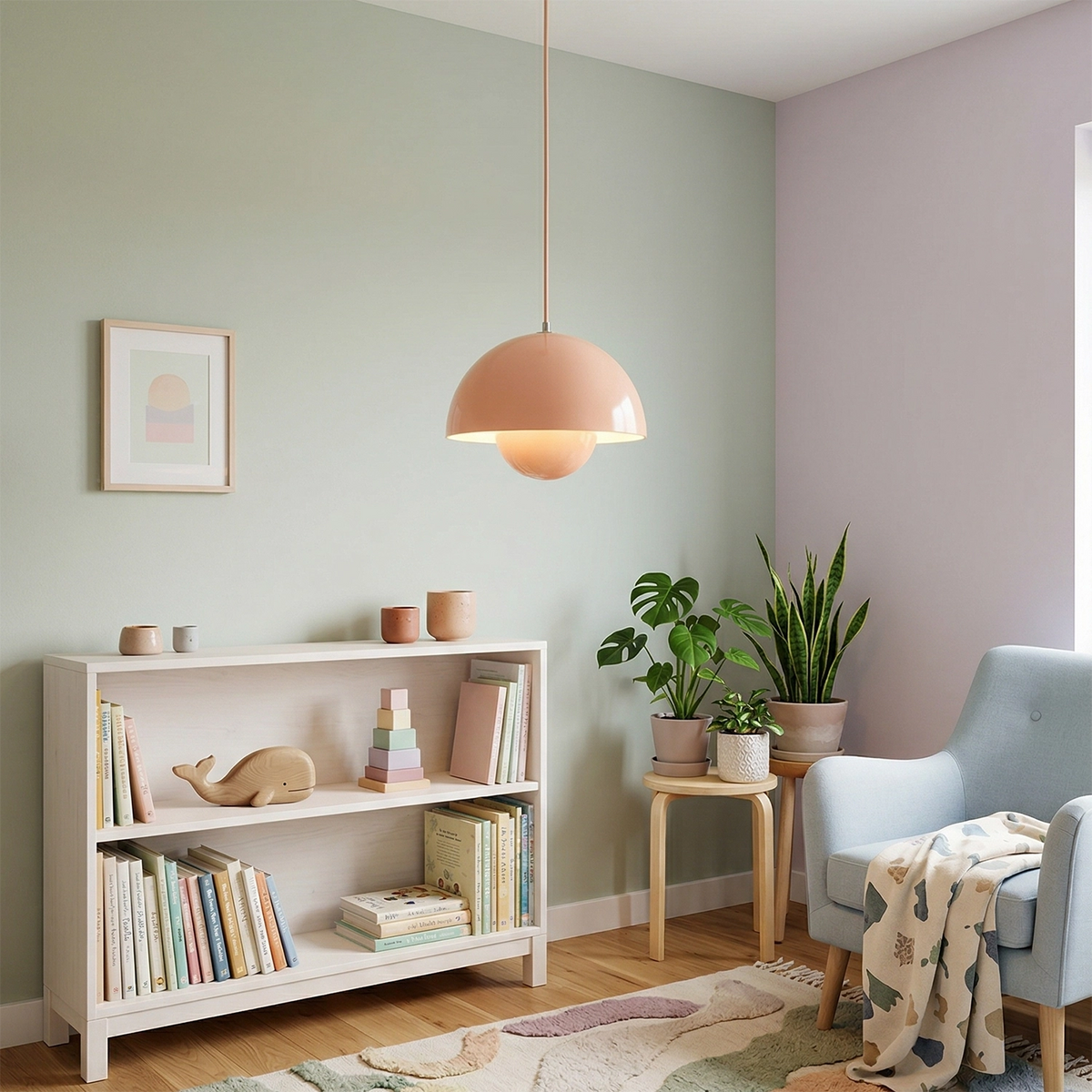 Mid-Century Modern Flower Bud Pendant Light - Versatile Pendant Lighting with Geometric Design