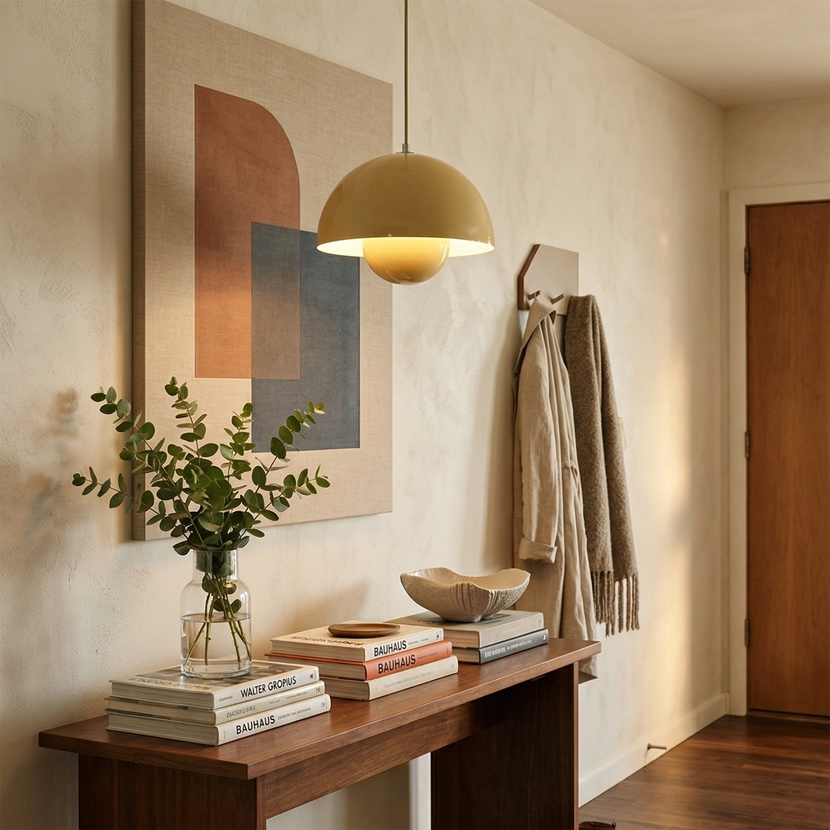 Mid-Century Modern Flower Bud Pendant Light - Versatile Pendant Lighting with Geometric Design
