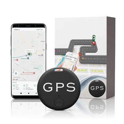 Real-Time GPS Tracker 2-Pack - Magnetic Mini Location Device for Vehicles, Luggage & Belongings - Live Position Monitoring System