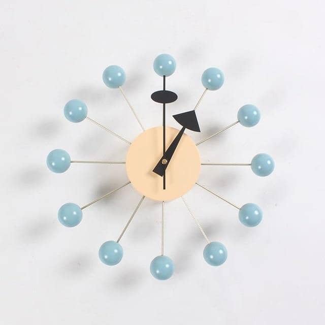 Modern 3D Sphere Wall Clock – Silent Quartz Movement – Minimalist Scandinavian Home Decor for Living Room, Bedroom, Office