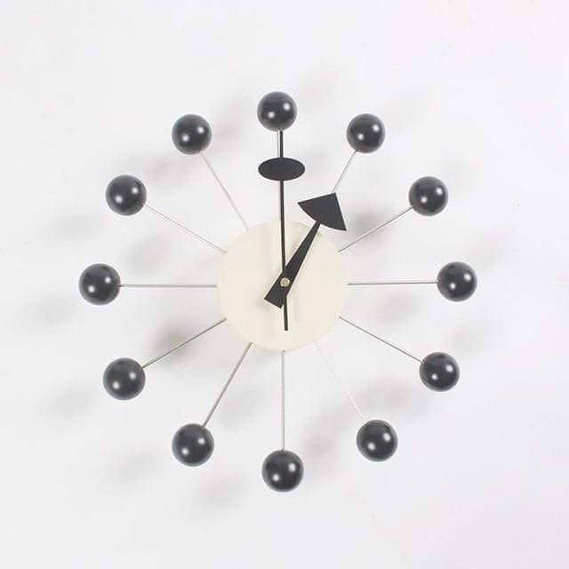 Modern 3D Sphere Wall Clock – Silent Quartz Movement – Minimalist Scandinavian Home Decor for Living Room, Bedroom, Office