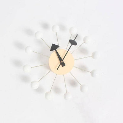 Modern 3D Sphere Wall Clock – Silent Quartz Movement – Minimalist Scandinavian Home Decor for Living Room, Bedroom, Office