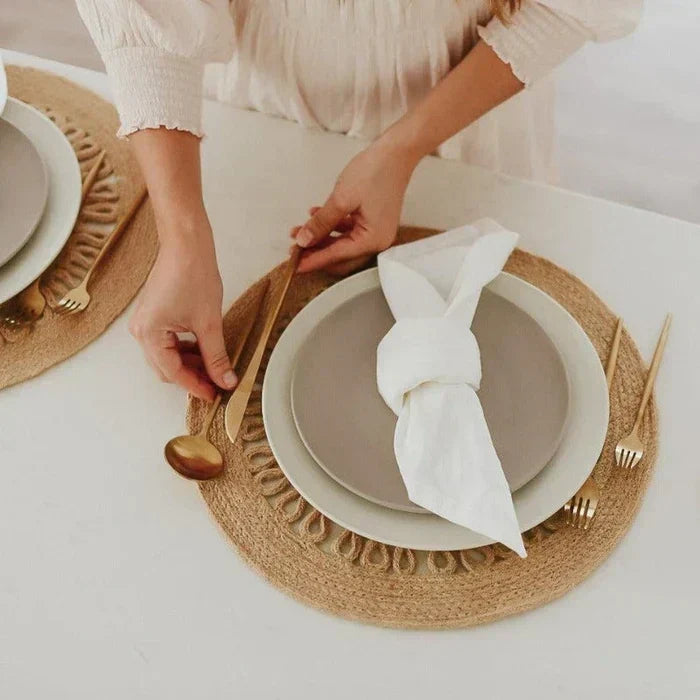 Set de couverts en acier inoxydable recouvert de titane – Service de table haut de gamme 18/10 pour les repas du quotidien et les grandes occasions