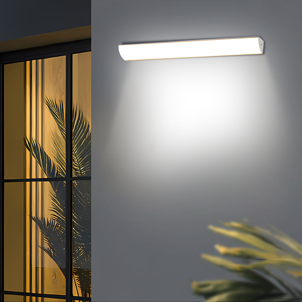 Applique murale LED d'extérieur en aluminium, luminaire étanche au design moderne pour terrasse, porche et entrée