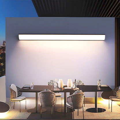 Applique murale LED d'extérieur en aluminium, luminaire étanche au design moderne pour terrasse, porche et entrée