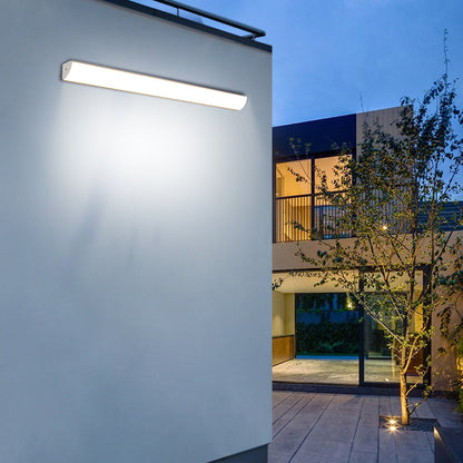 Applique murale LED d'extérieur en aluminium, luminaire étanche au design moderne pour terrasse, porche et entrée