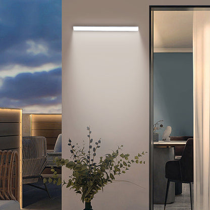Applique murale LED d'extérieur en aluminium, luminaire étanche au design moderne pour terrasse, porche et entrée