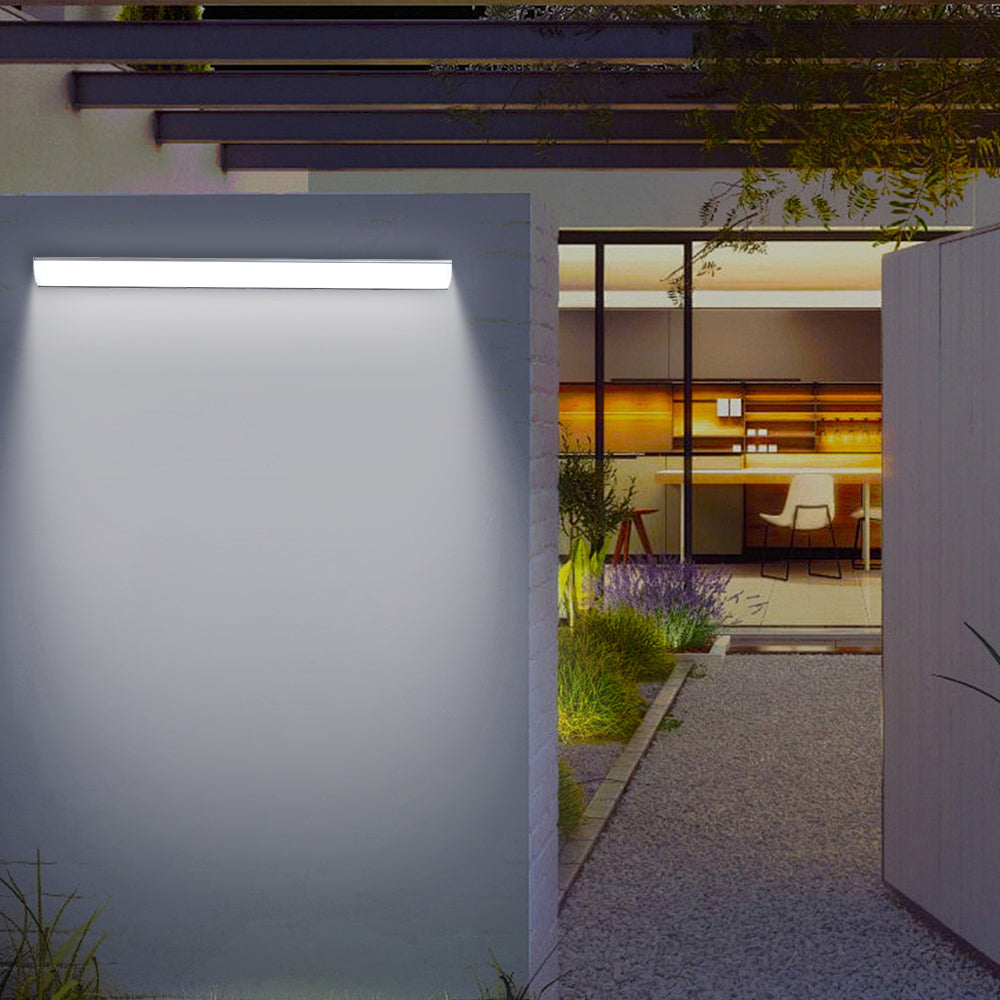 Applique murale LED d'extérieur en aluminium, luminaire étanche au design moderne pour terrasse, porche et entrée
