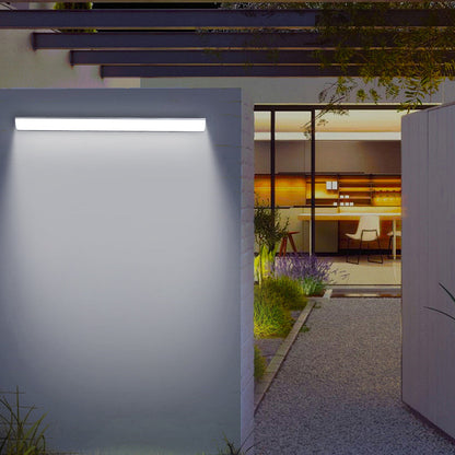 Applique murale LED d'extérieur en aluminium, luminaire étanche au design moderne pour terrasse, porche et entrée