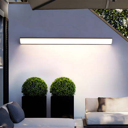 Applique murale LED d'extérieur en aluminium, luminaire étanche au design moderne pour terrasse, porche et entrée