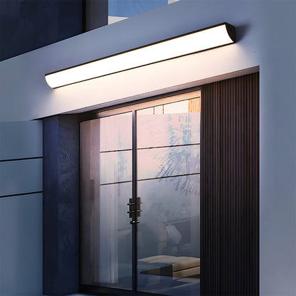Applique murale LED d'extérieur en aluminium, luminaire étanche au design moderne pour terrasse, porche et entrée