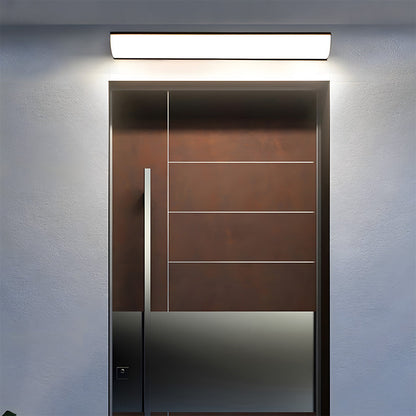 Applique murale LED d'extérieur en aluminium, luminaire étanche au design moderne pour terrasse, porche et entrée