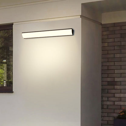 Applique murale LED d'extérieur en aluminium, luminaire étanche au design moderne pour terrasse, porche et entrée