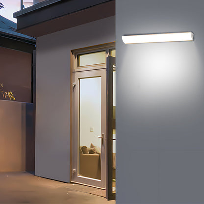 Applique murale LED d'extérieur en aluminium, luminaire étanche au design moderne pour terrasse, porche et entrée