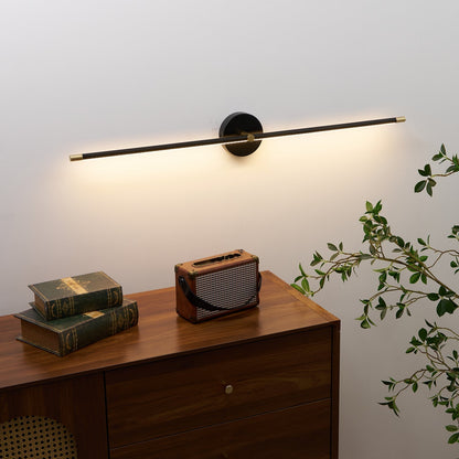 LED Linear Wall Light Fixture Slim Modern Double-Bar Design for Hallway Bedroom Bathroom Vanity Contemporary Indoor Accent Lighting