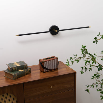 LED Linear Wall Light Fixture Slim Modern Double-Bar Design for Hallway Bedroom Bathroom Vanity Contemporary Indoor Accent Lighting