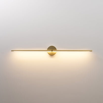LED Bathroom Vanity Light Bar 27 Inch Modern Wall Sconce Fixture for Mirror Makeup Lighting Chrome Gold Black Hardwired Indoor 12W Warm Whit