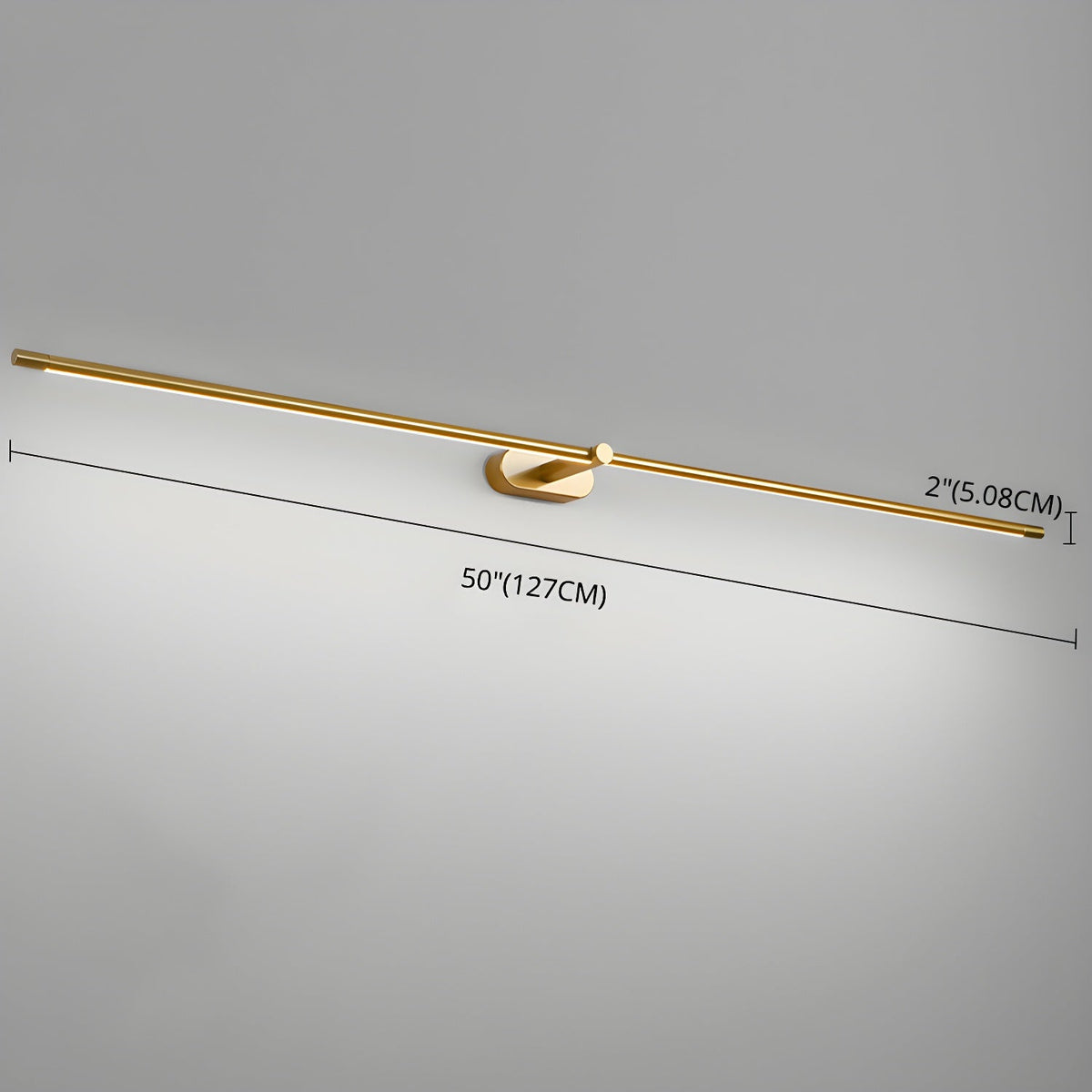 Rechargeable LED Wall Sconce Light with Touch Dimmer Switch for Bedroom Bathroom Mirror Vanity Hallway No Wiring Cordless Modern Linear