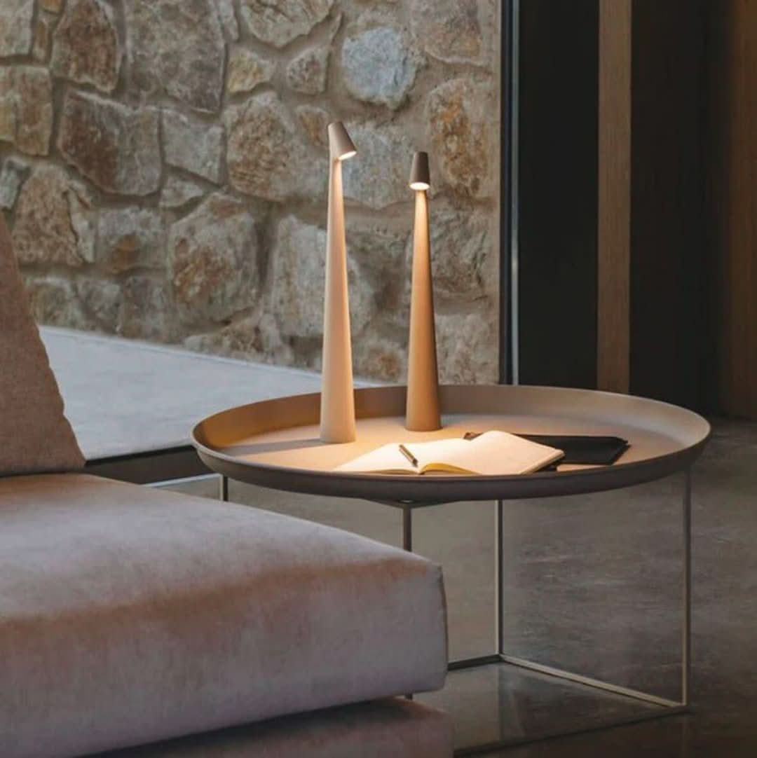 Minimalist Mood Light | Wireless LED Table Lamp with Touch Control | Perfect for Reading and Ambiance