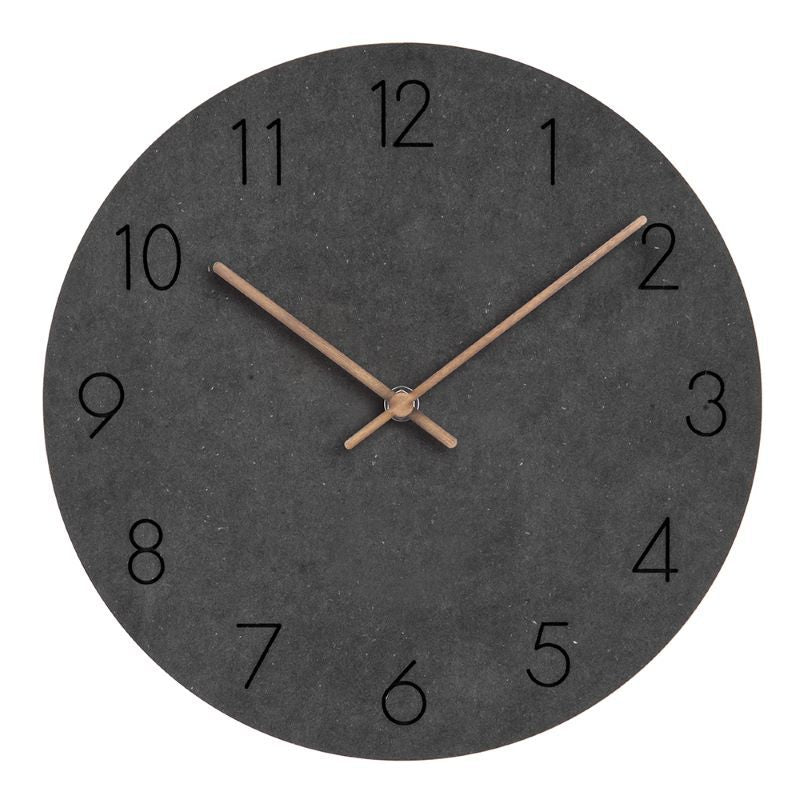 Minimalist Wall Clock | Silent Mechanism with Elegant Wood Design for Tranquil Spaces