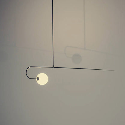 Sculptural Ceiling Light with Opaline Glass Diffusers Black & Brass Finish Multi-Arm Design for Dining Room Entryway Modern Overhead Fixture
