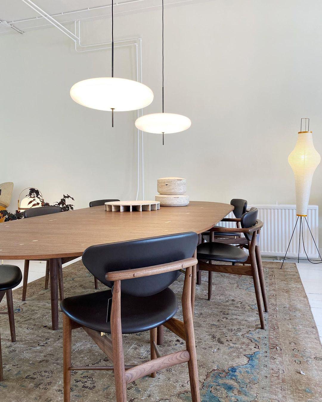 Ceiling Pendant Light White Polymer Shade Adjustable Drop Height Modern Dining Room Kitchen Living Room Hanging Fixture E26 E27 Socket 12 in