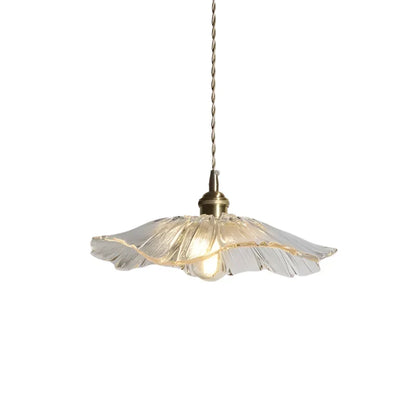 Flower Glass Pendant Light Fixture Ceiling Hanging Lamp Dining Room Bedroom Modern Floral Shade Home Decor Lighting for Kitchen Living