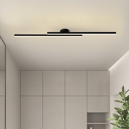 Plafonnier LED encastré — Disque rond à profil bas de 21 cm pour chambre, couloir, entrée — Montage en surface moderne en aluminium et acrylique avec
