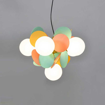 Lustre LED artistique | Design de branches colorées avec éclairage écoénergétique | Luminaire de plafond moderne pour intérieurs élégants