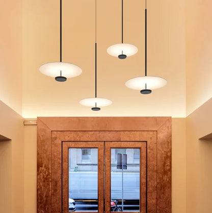Modern Arc Pendant Lighting with Elegant Ring Design | Minimalist Fixture for Kitchen Island