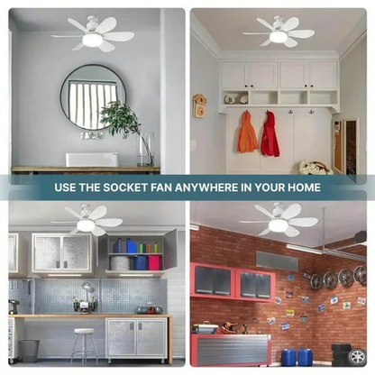 Modern Ceiling Fan with Integrated LED Light & Remote Control for Efficient Airflow