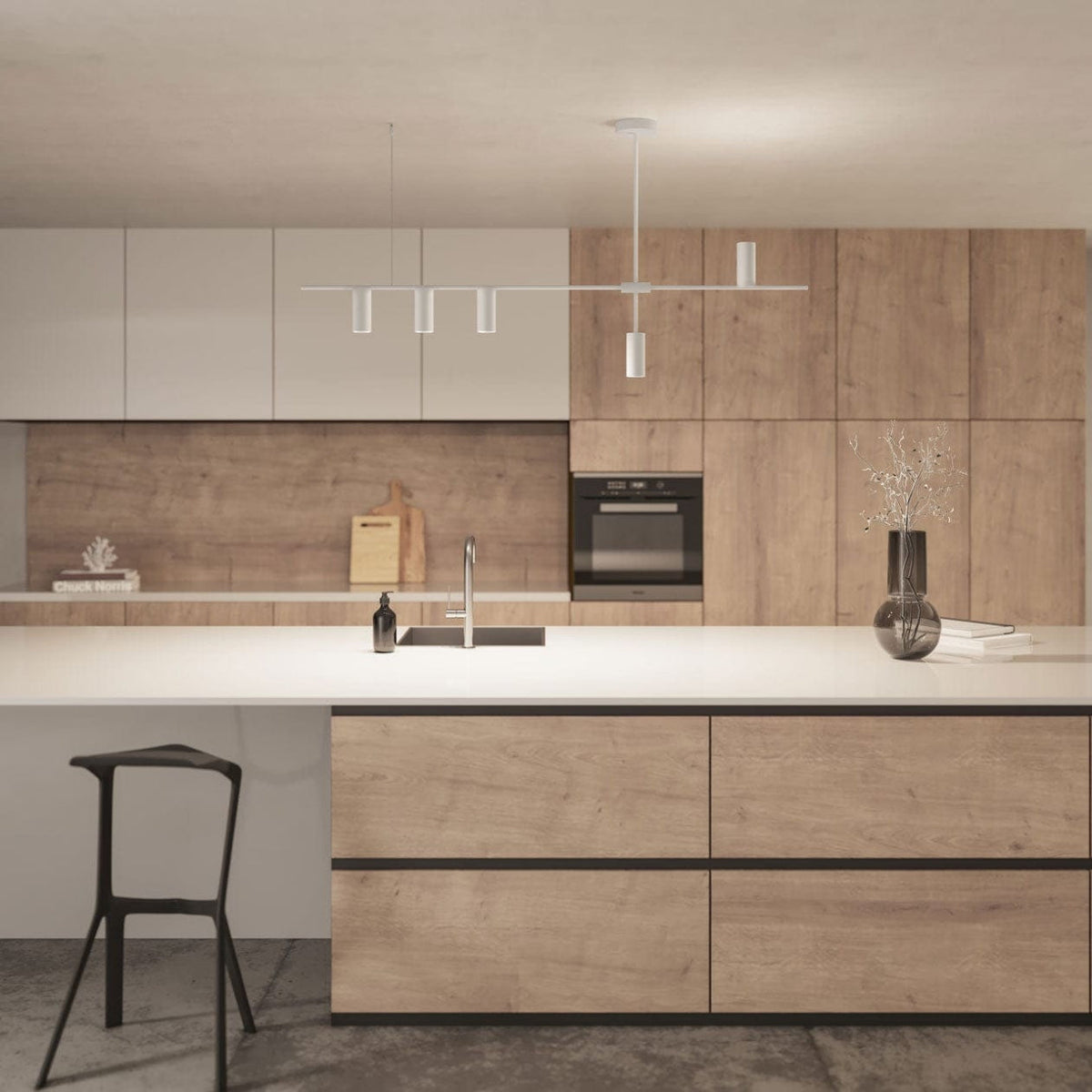 Modern Ceiling Light Fixture | Asymmetrical Design with Unique Illumination | Stylish Lighting for Contemporary Spaces