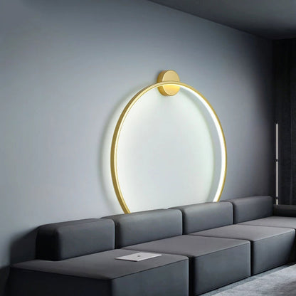 Modern Circle | Wall Light with Soft LED Glow | Stylish Sconce for Ambient Illumination